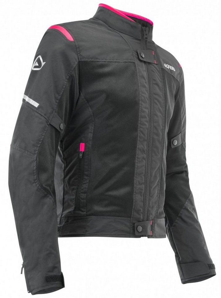 Acerbis Motorradjacke Ramsey Vented Damen Motorrad Textiljacke (wasserdicht) Wasserdicht Belüftet Atmungsaktiv wasserabweisend protektoren abrieb von Acerbis
