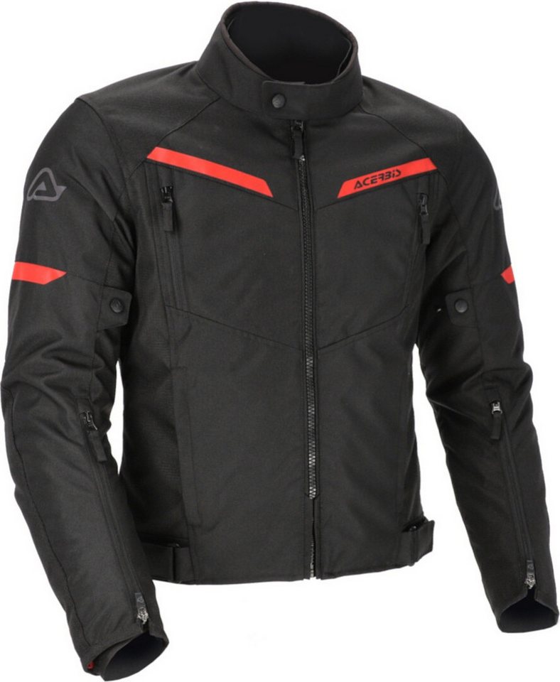 Acerbis Motorradjacke X-Street Motorrad Textiljacke Wasserdicht wasserabweisend protektoren abriebfest von Acerbis
