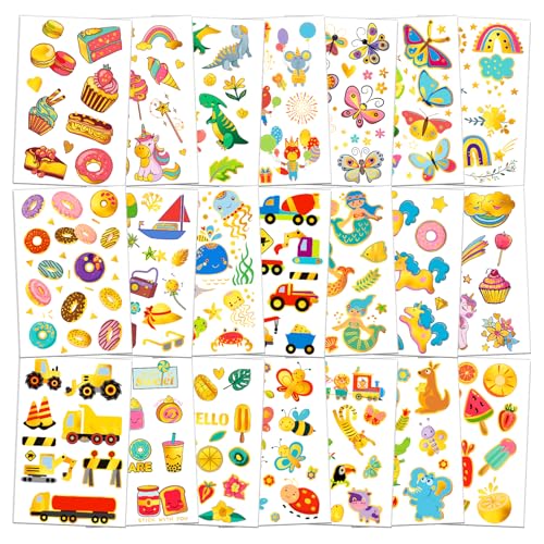 Acevegue 56 Blätter Tattoo Kinder, 560+ Stück Hautfreundlich Kindertattoos Aufkleber, Temporäre Wasserdichte Tattoos Mädchen Jungen, Fake Tattoos Geschenke Geburtstagsdeko Party Deko Acevegue 56 Blätter Tattoo Kinder, 560+ Stück Hautfreundlich Kindertattoos Aufkleber, Temporäre Wasserdichte Tattoos Mädchen Jungen, Fake Tattoos Geschenke Geburtstagsdeko Party Deko von Acevegue