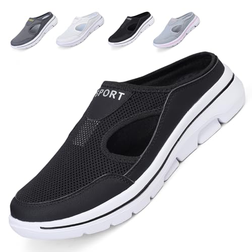 Acfoda Slip On Hausschuhe Damen Sommer Leichte Atmungsaktive Mesh Clogs Schwarz 41 Acfoda Slip On Hausschuhe Damen Sommer Leichte Atmungsaktive Mesh Clogs Schwarz 41 von Acfoda