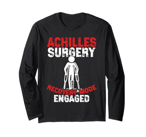Achilleschirurgie Lustiges Design Achilleserholung Männer Frauen Langarmshirt Achilleschirurgie Lustiges Design Achilleserholung Männer Frauen Langarmshirt von Achilles Surgery Recovery Designs Men Women