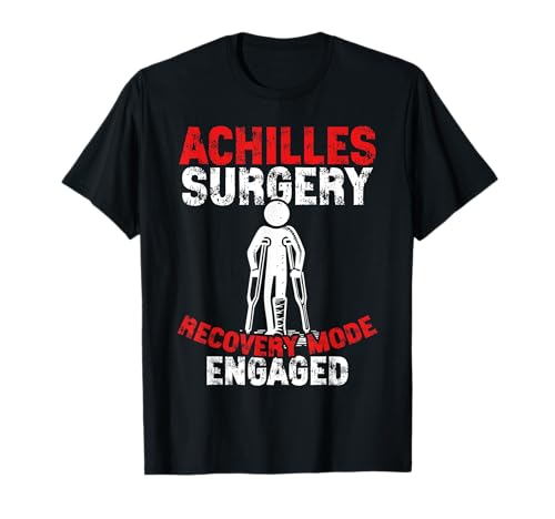 Achilleschirurgie Lustiges Design Achilleserholung Männer Frauen T-Shirt Achilleschirurgie Lustiges Design Achilleserholung Männer Frauen T-Shirt von Achilles Surgery Recovery Designs Men Women