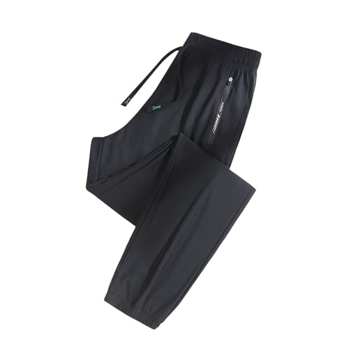 Achimlt Leichte Jogginghose Unisex Baggy Ice Silk Hosen Herren Damen Sommer Freizeithose Outdoor Track Pants Quick Dry Trainingshose Lang Sporthose Relaxing Hose Sweathose Herren Damen von Achimlt
