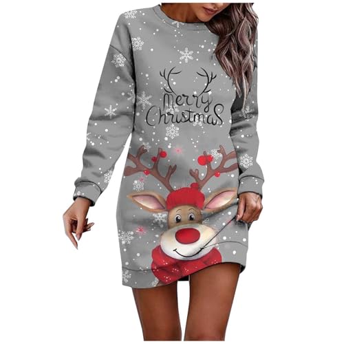 Weihnachtskleid Damen Weinglas Muster Strick Wickelkleid Elegant Langarm Rundhals Weihnachts Pullikleid Frauen Festliche Kleider Große Größen Minikleid Winter Freizeit Partykleid für Weihnachtsfeier Weihnachtskleid Damen Weinglas Muster Strick Wickelkleid Elegant Langarm Rundhals Weihnachts Pullikleid Frauen Festliche Kleider Große Größen Minikleid Winter Freizeit Partykleid für Weihnachtsfeier von Achimlt