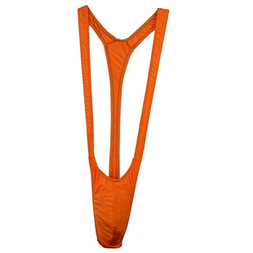 Acizi Herren Borat Mankini Tanga (Orange) von Acizi