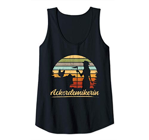 Damen Ackerdemikerin Bäuerin Landwirtin Geschnekidee Tank Top von Ackerdemikerin Bäuerin Landwirtin Bekleidung