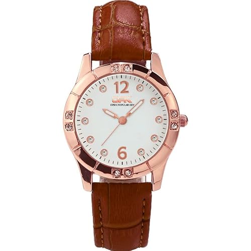 Ackssi Damen Analog Quarz Uhr mit Leder Armband ACKW-022-04-5 von Ackssi