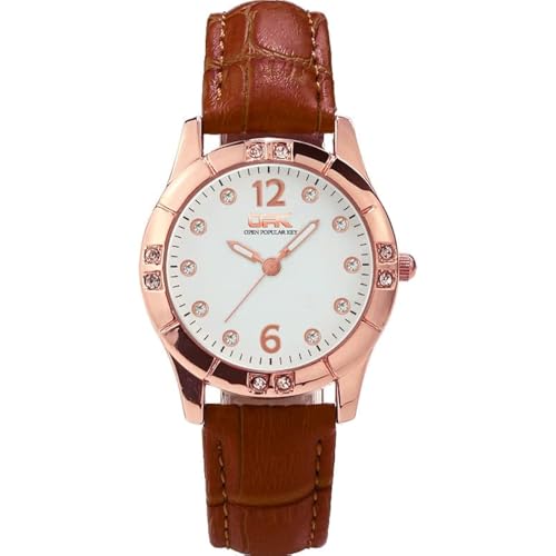 Ackssi Damen Analog Quarz Uhr mit Leder Armband ACKW-022-04-5 von Ackssi
