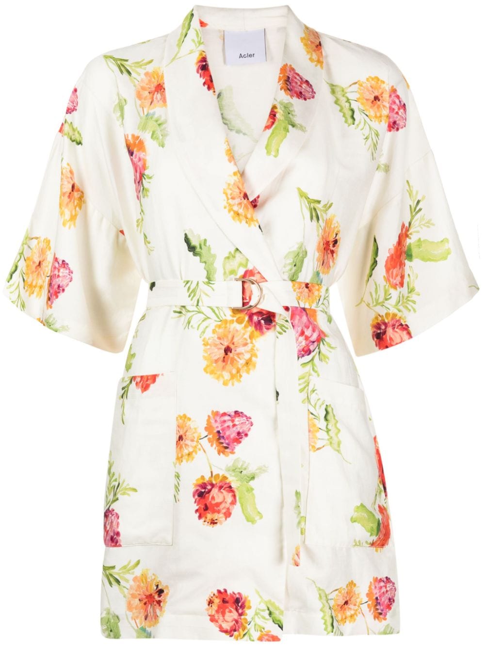 Acler Kirralee Kleid mit Blumen-Print - Mehrfarbig von Acler