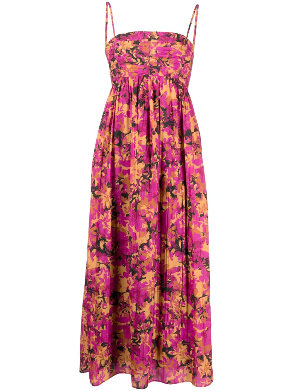 Acler Midikleid mit Blumen-Print - Mehrfarbig von Acler