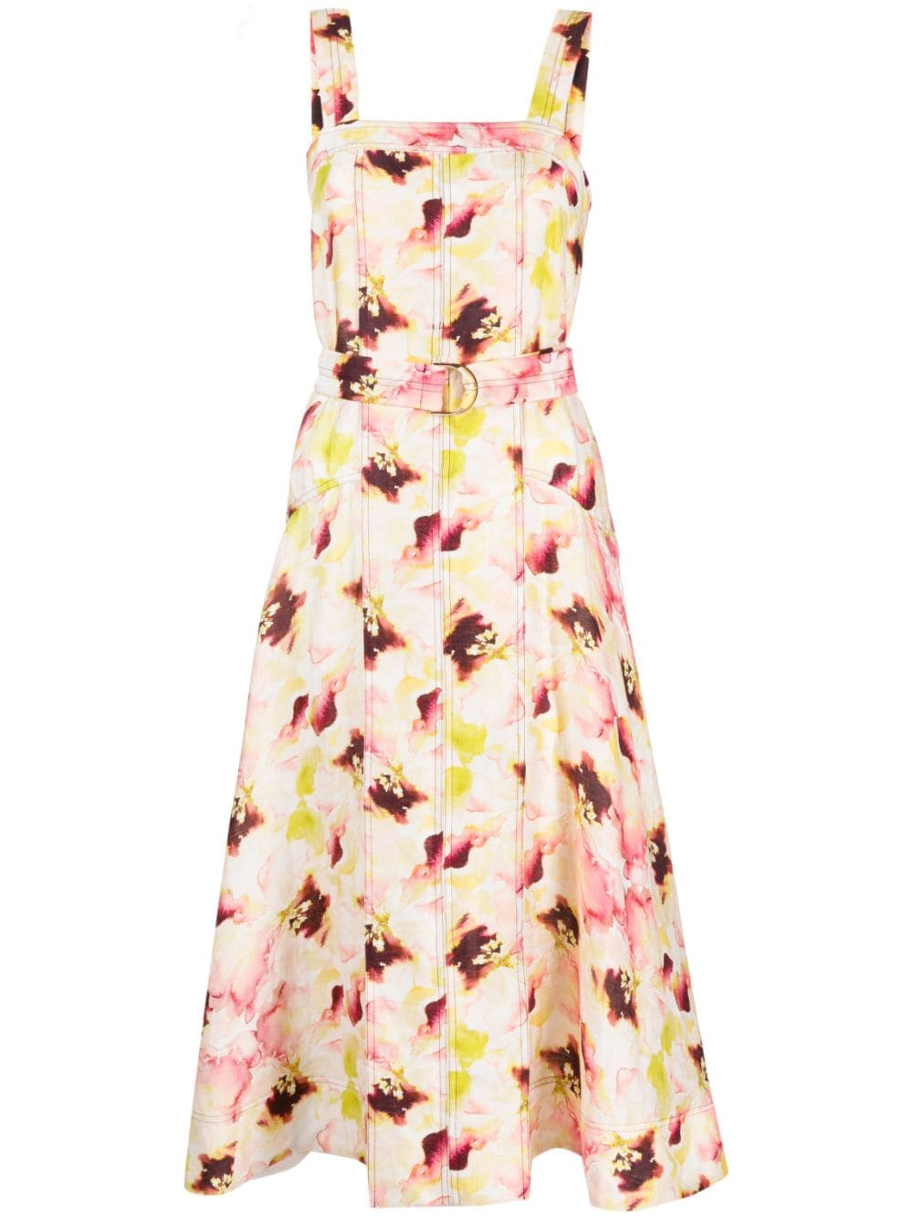 Acler Minikleid mit Rosen-Print - Weiß von Acler