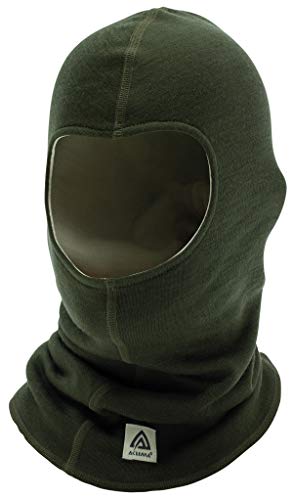 Aclima Warmwool Balaclava 2-Layer Olive/Nature von Aclima