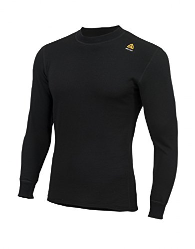 Aclima HotWool Crew Neck Unisex, XXL, jet black von Aclima