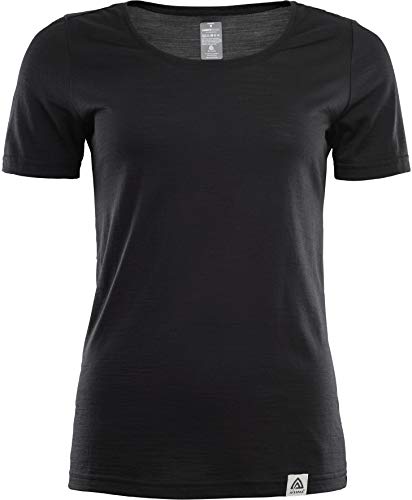 Aclima LightWool T-Shirt Damen Jet Black Größe M 2021 Kurzarmshirt von Aclima