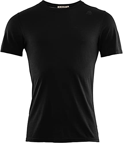Aclima LightWool Unterhemd T-Shirt Herren schwarz von Aclima
