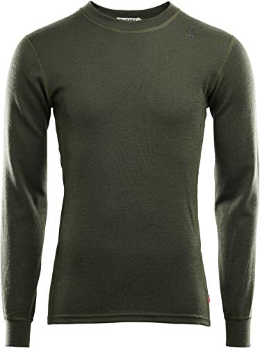 Aclima WarmWool Rundhalsshirt Herren oliv von Aclima