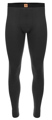 Aclima Wool Terry Longs Unterhose lang (L, Black) von Aclima