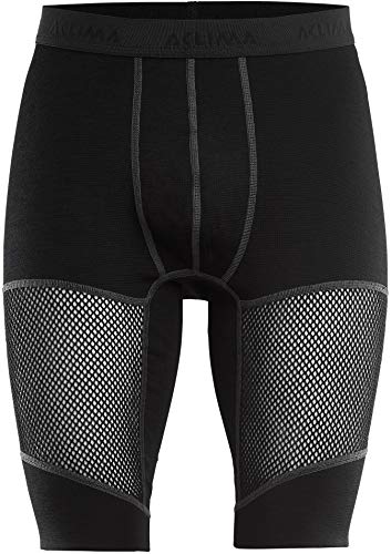 Aclima WoolNet Lange Shorts Herren schwarz von Aclima