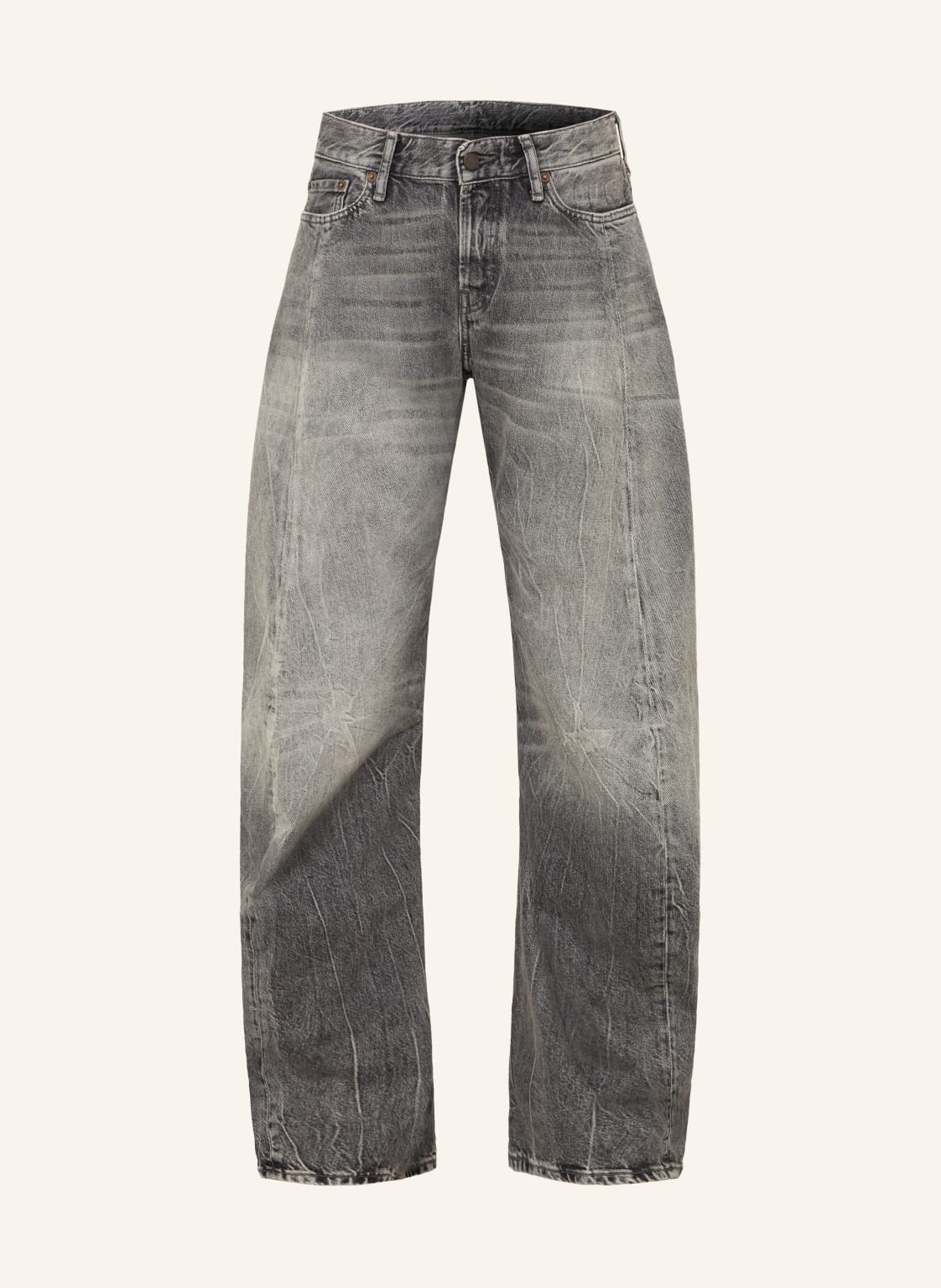 Acne Studios Barrel Jeans schwarz von Acne Studios