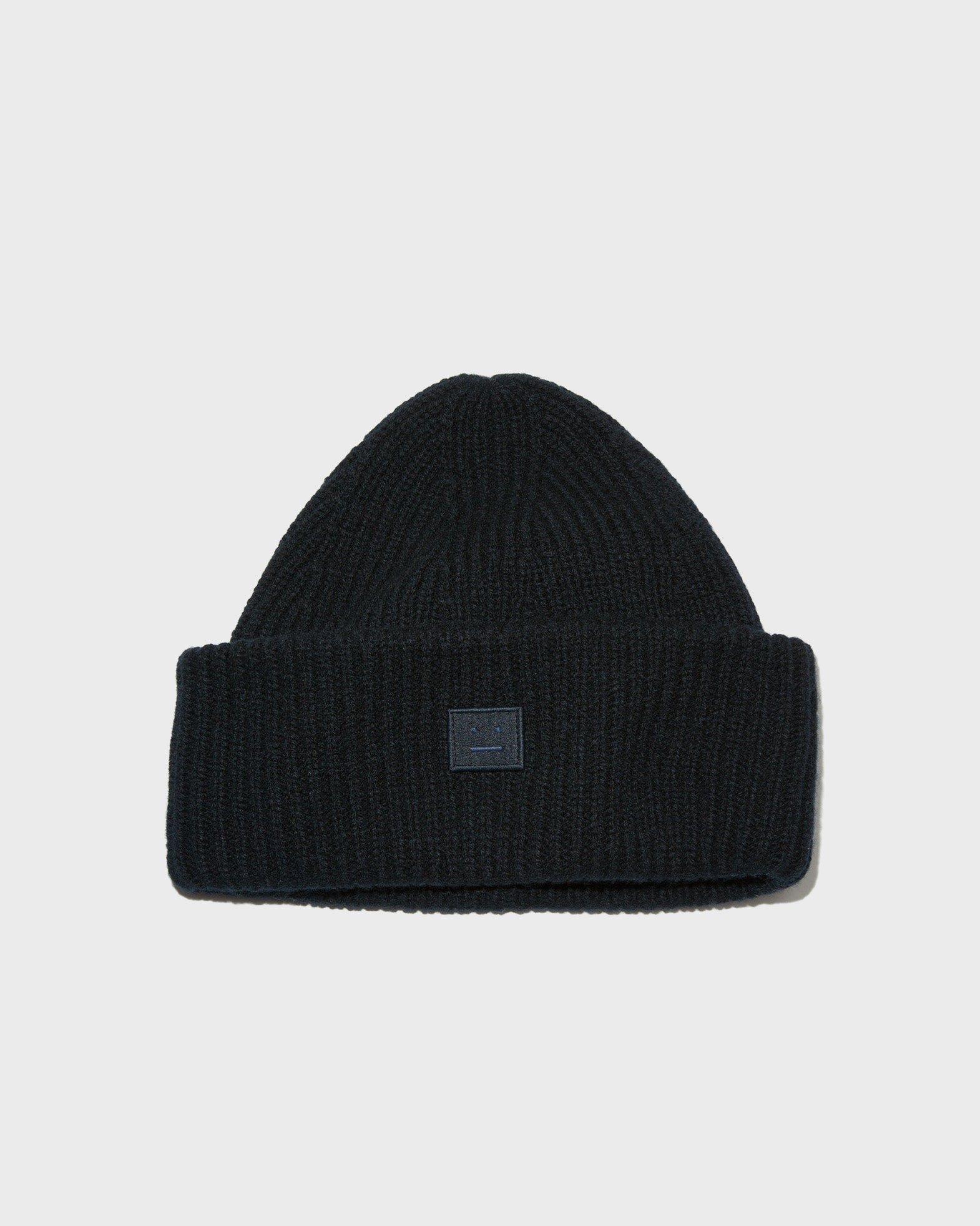 Acne Studios Beanie Face Logo Small Svart von Acne Studios