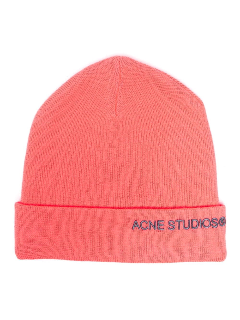 Acne Studios Beanie mit Logo-Stickerei - Rosa von Acne Studios