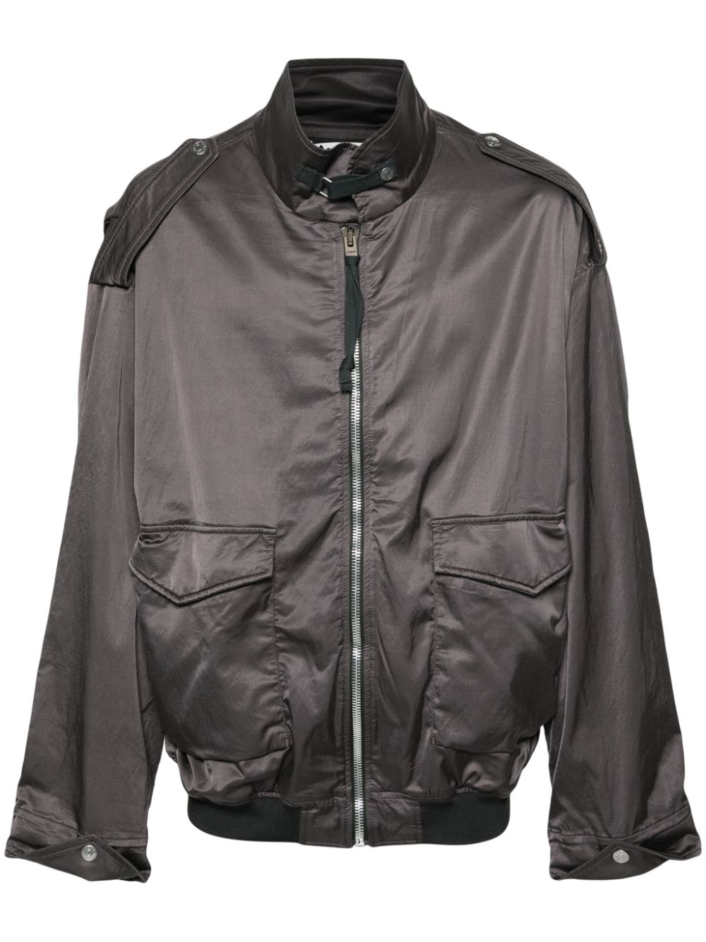 Acne Studios Bomberjacke aus Satin - Grau von Acne Studios