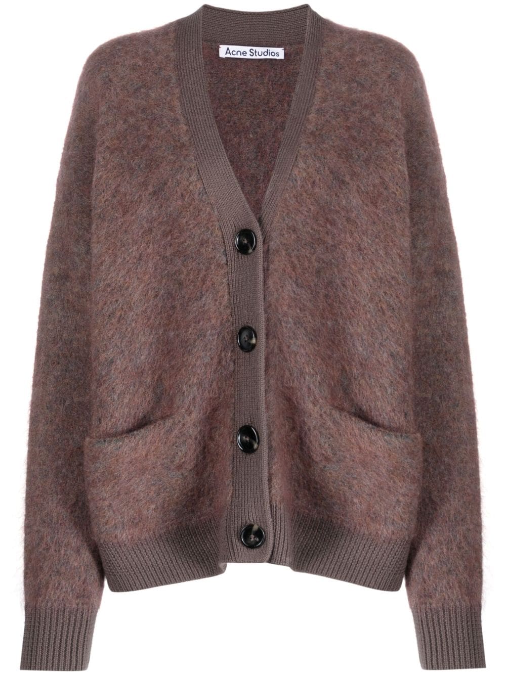 Acne Studios Cardigan mit V-Ausschnitt - Braun von Acne Studios