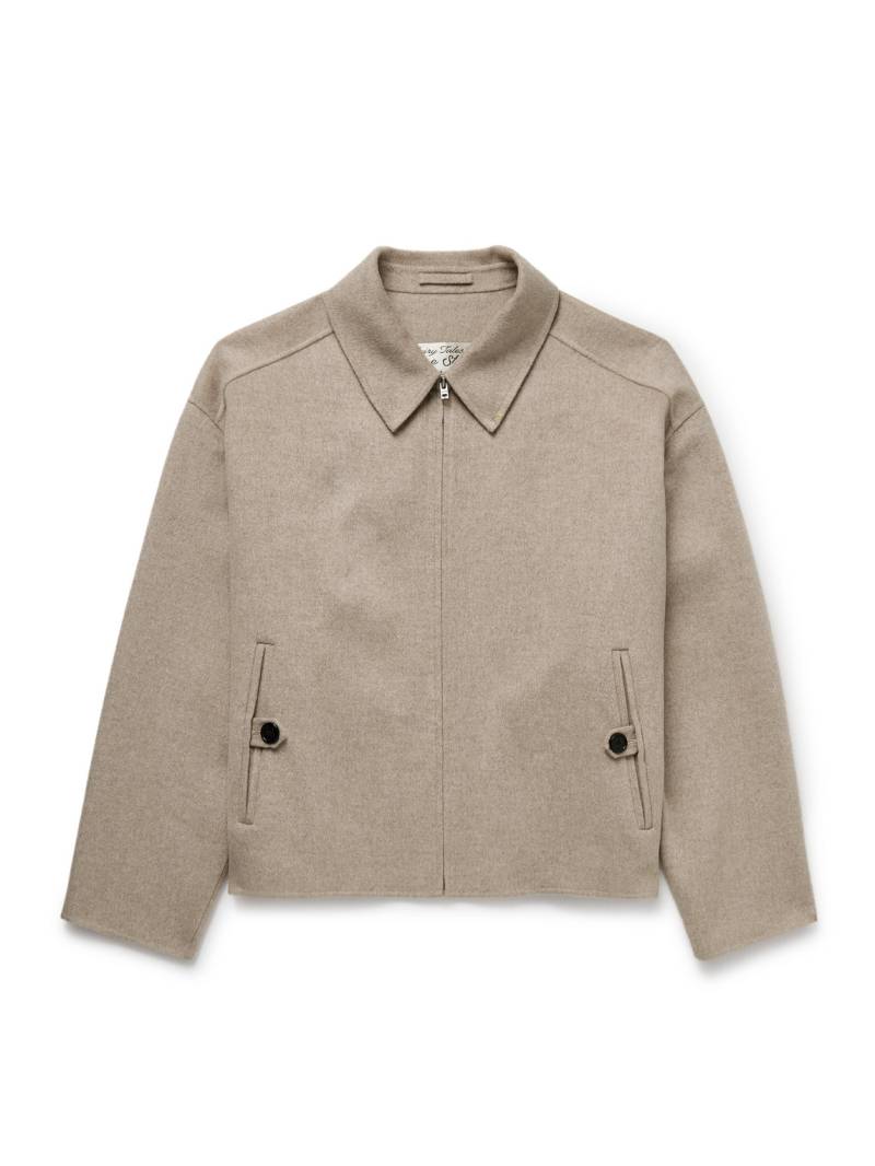 Acne Studios - Doveo Double-Faced Wool and Cashmere-Blend Felt Jacket - Men - Neutrals - IT 48 von Acne Studios