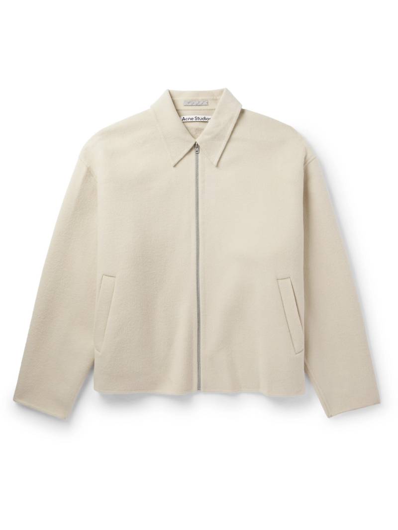 Acne Studios - Doverio Wool-Flannel Jacket - Men - Neutrals - IT 50 von Acne Studios
