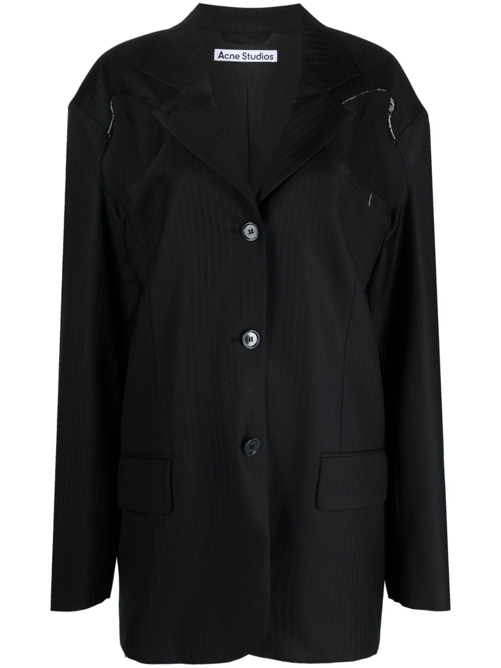 Acne Studios Einreihiger Blazer - Schwarz von Acne Studios