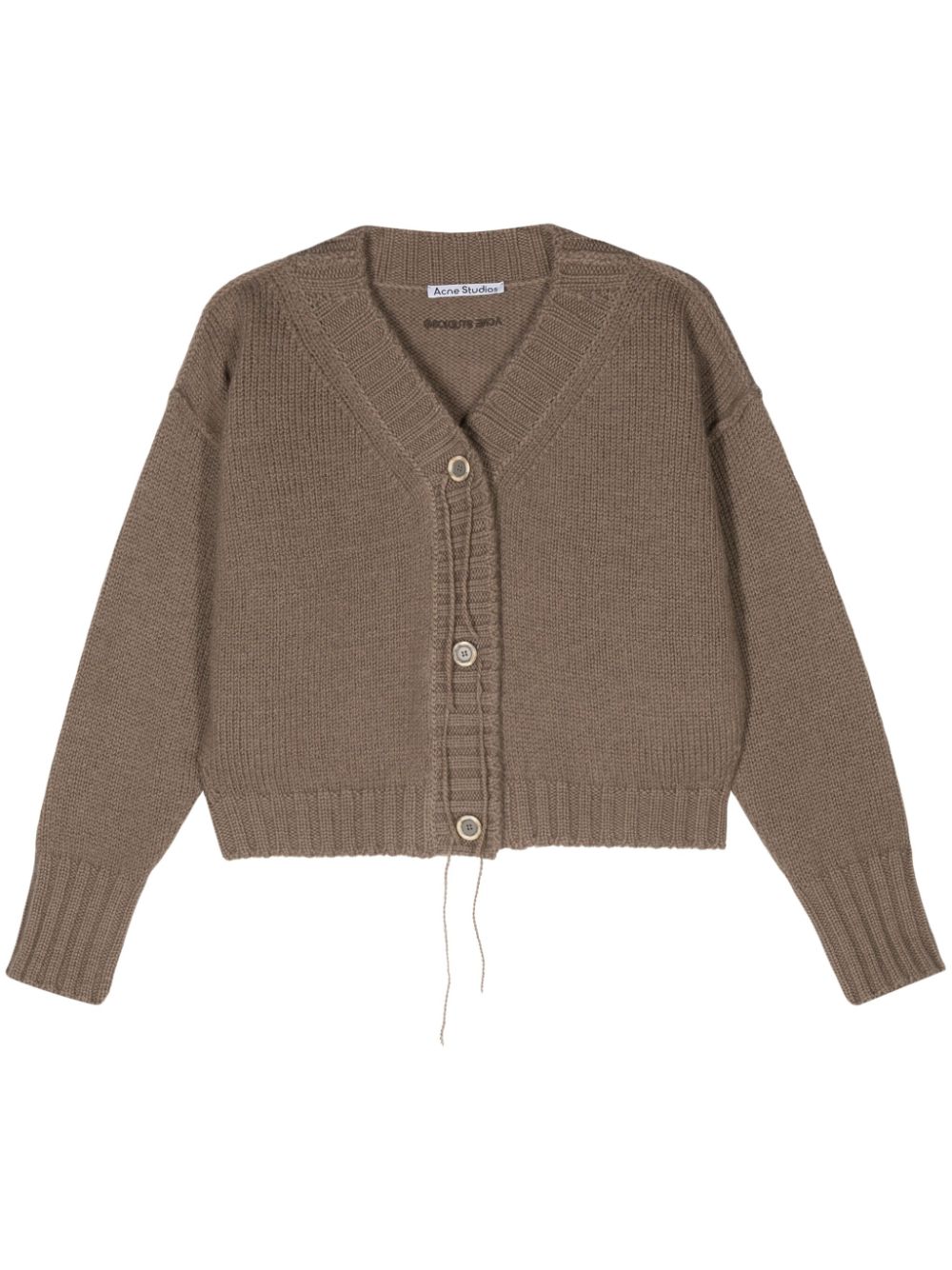 Acne Studios Geknöpfter Cardigan mit V-Ausschnitt - Nude von Acne Studios