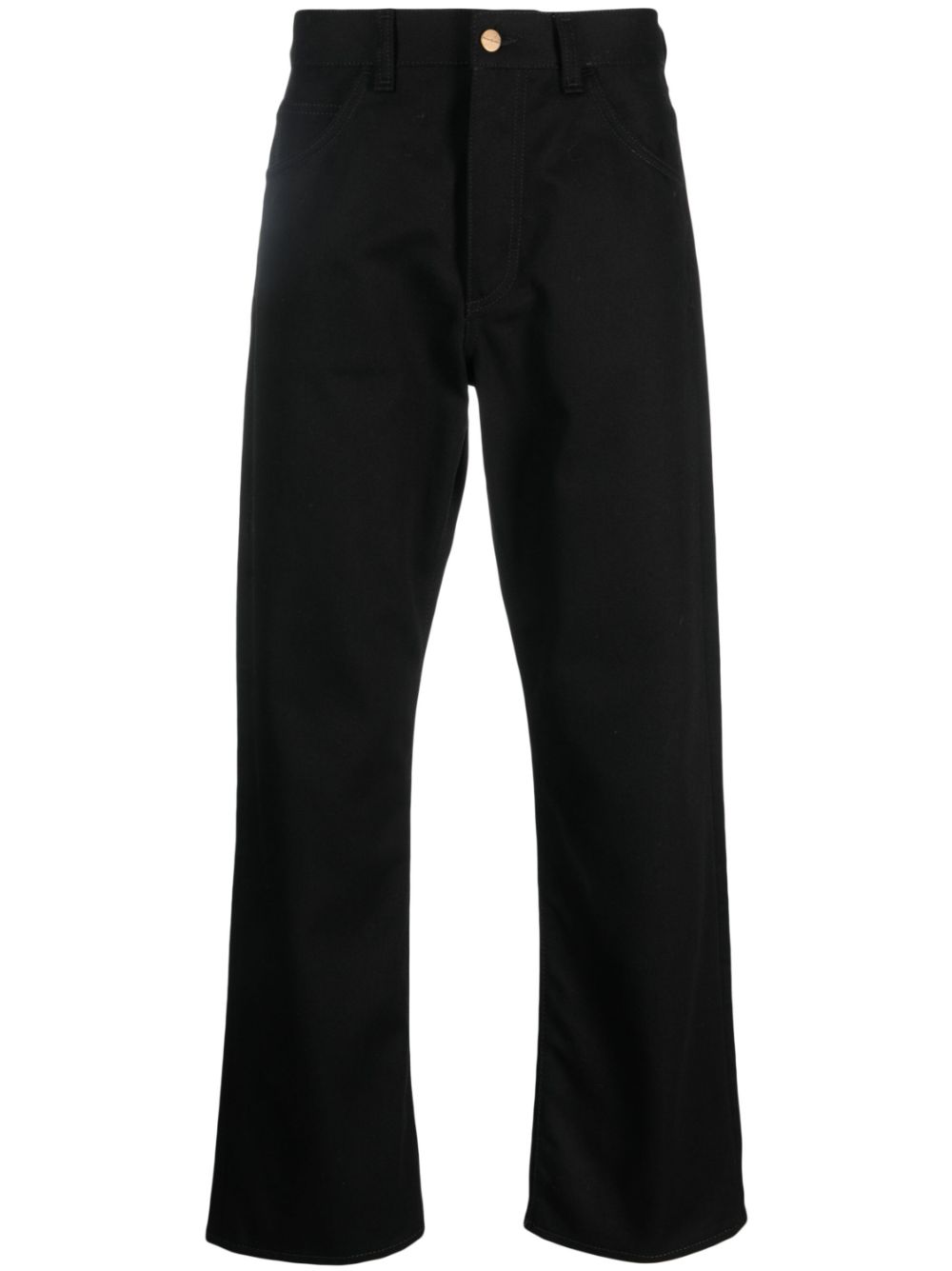 Acne Studios Gerade High-Waist-Hose - Schwarz von Acne Studios