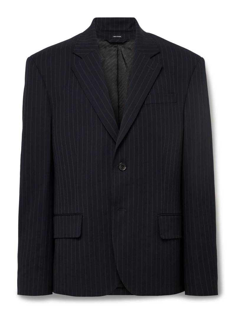 Acne Studios - Jotam Oversized Pinstriped Twill Blazer - Men - Blue - IT 52 von Acne Studios