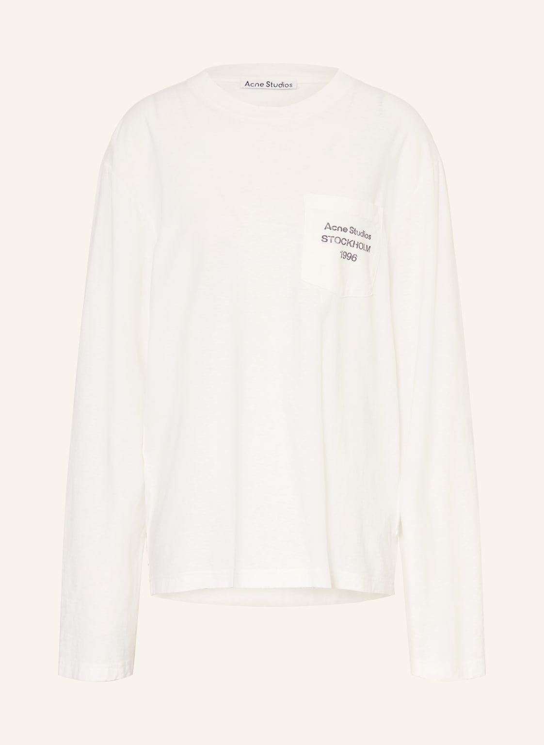 Acne Studios Longsleeve weiss von Acne Studios