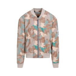 Acne Studios Mehrfarbige Camouflage-baumwollbomberjacke von Acne Studios