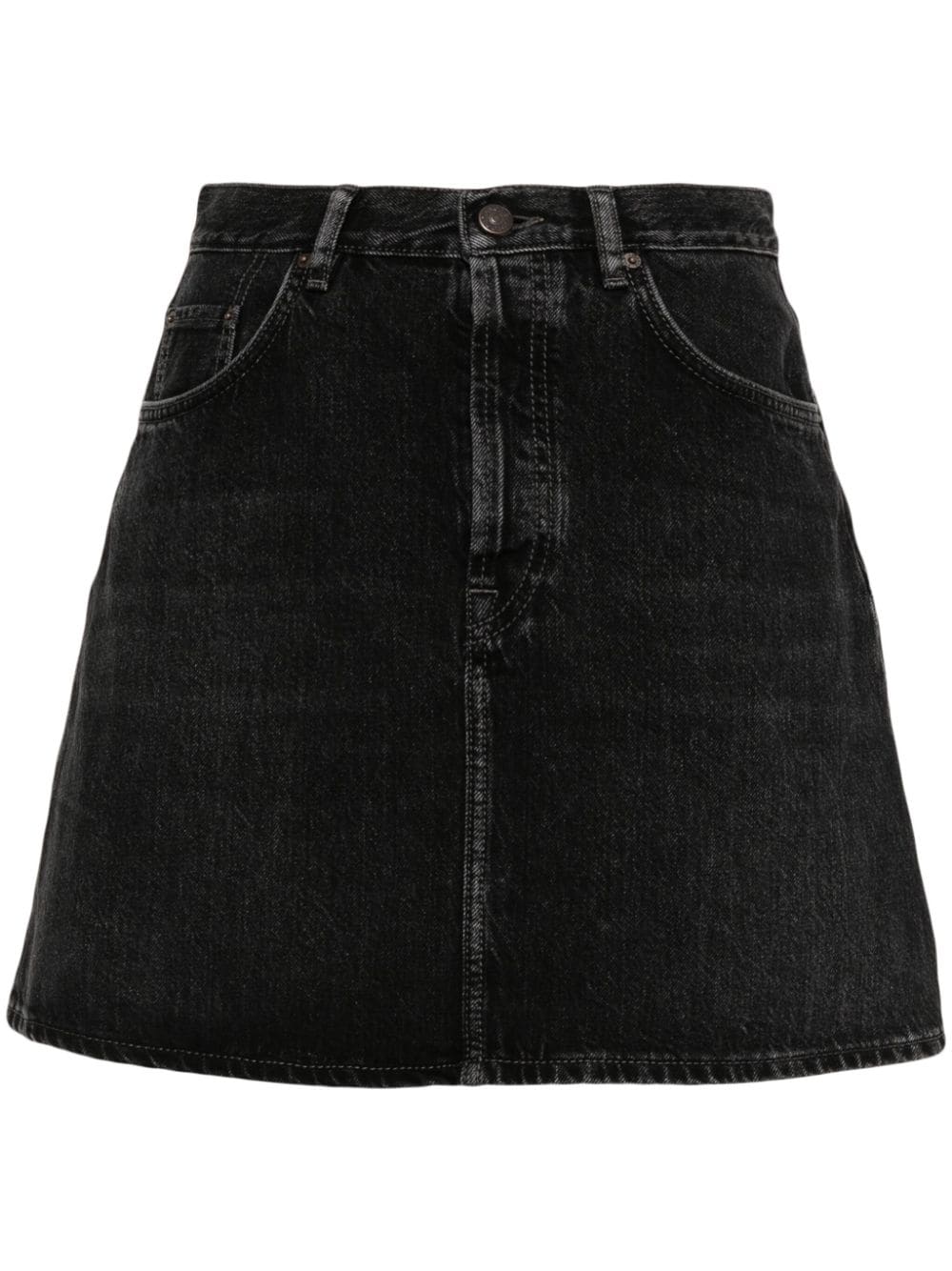 Acne Studios Minirock aus Denim - Schwarz von Acne Studios