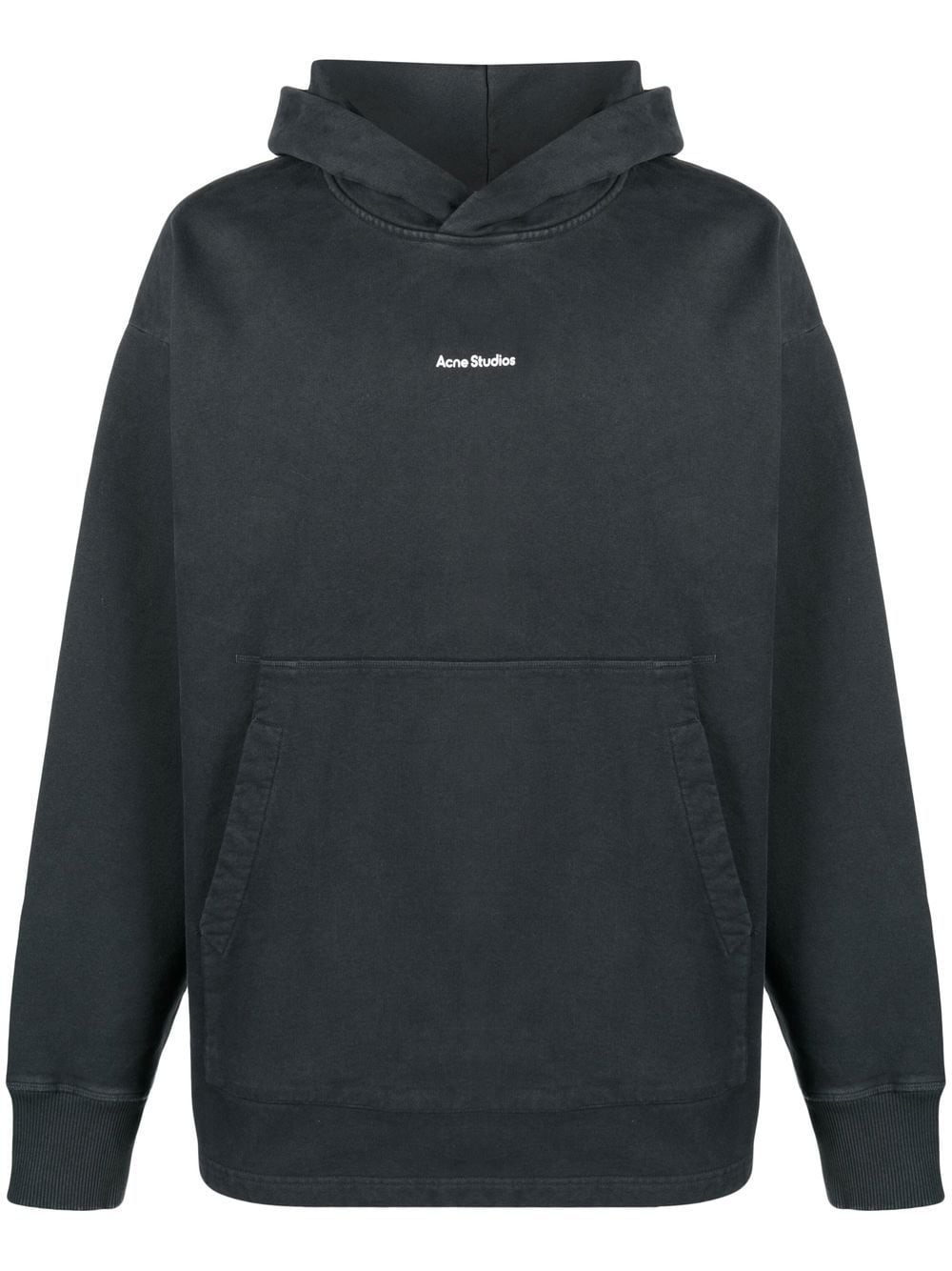 Acne Studios Oversized-Hoodie mit Logo - Schwarz von Acne Studios