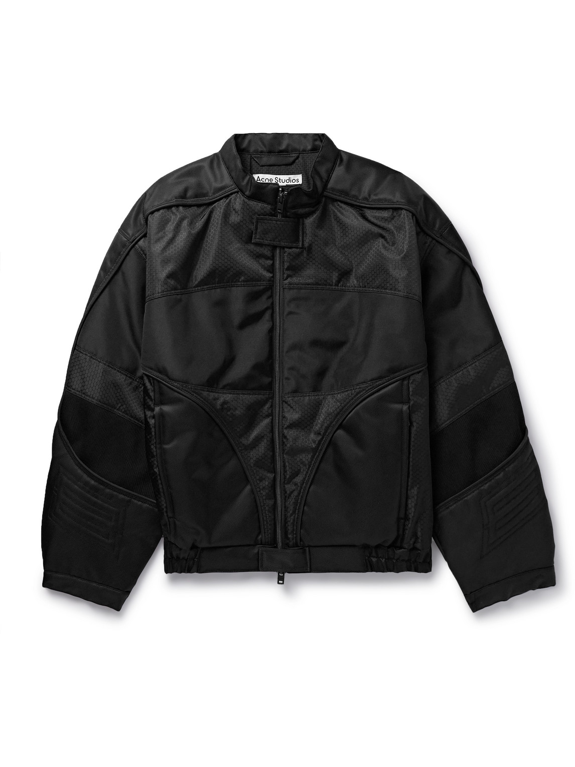 Acne Studios - Panelled Padded Drill and Canvas Jacket - Men - Black - IT 50 von Acne Studios
