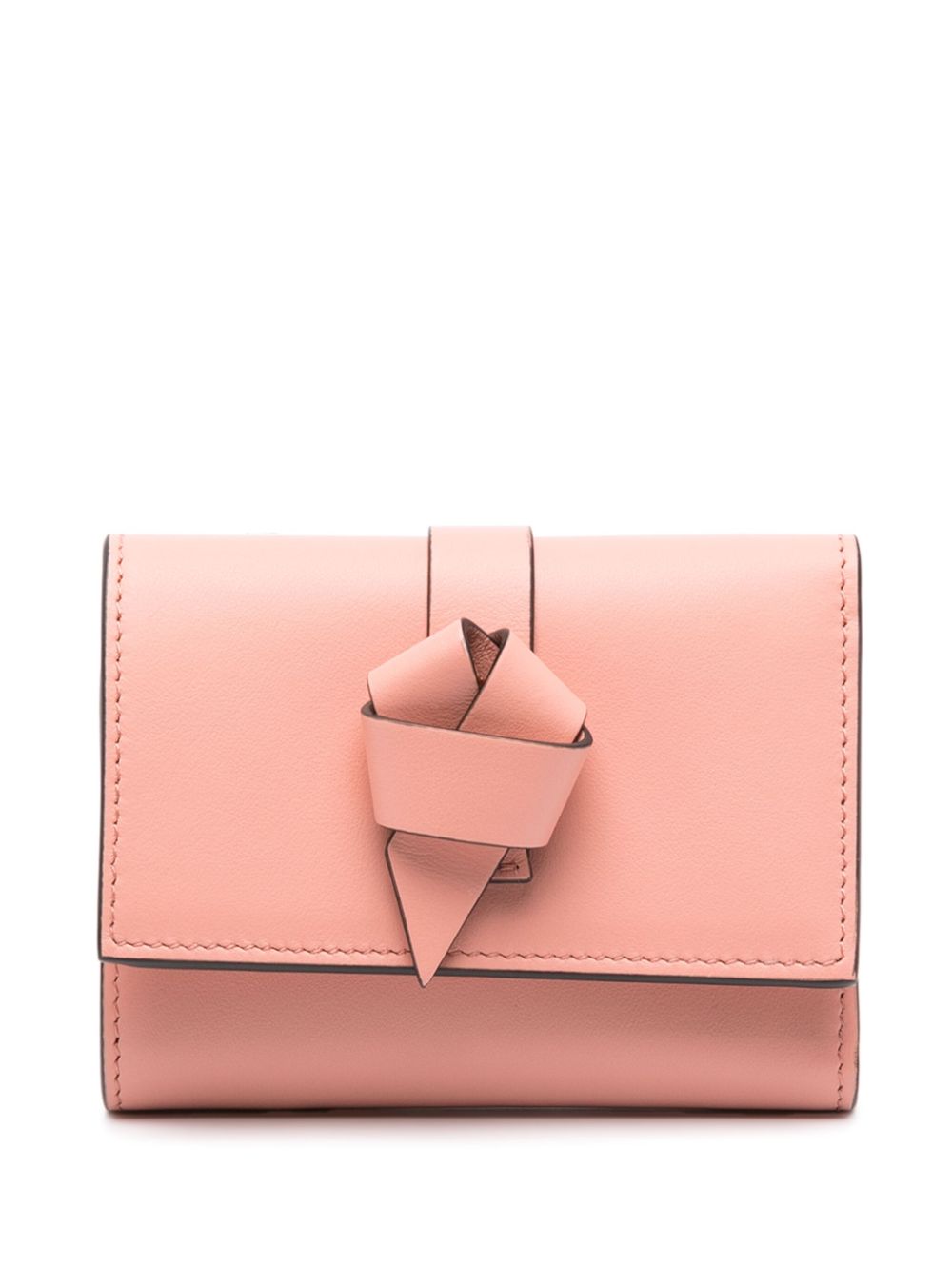 Acne Studios Portemonnaie mit Knoten - Rosa von Acne Studios