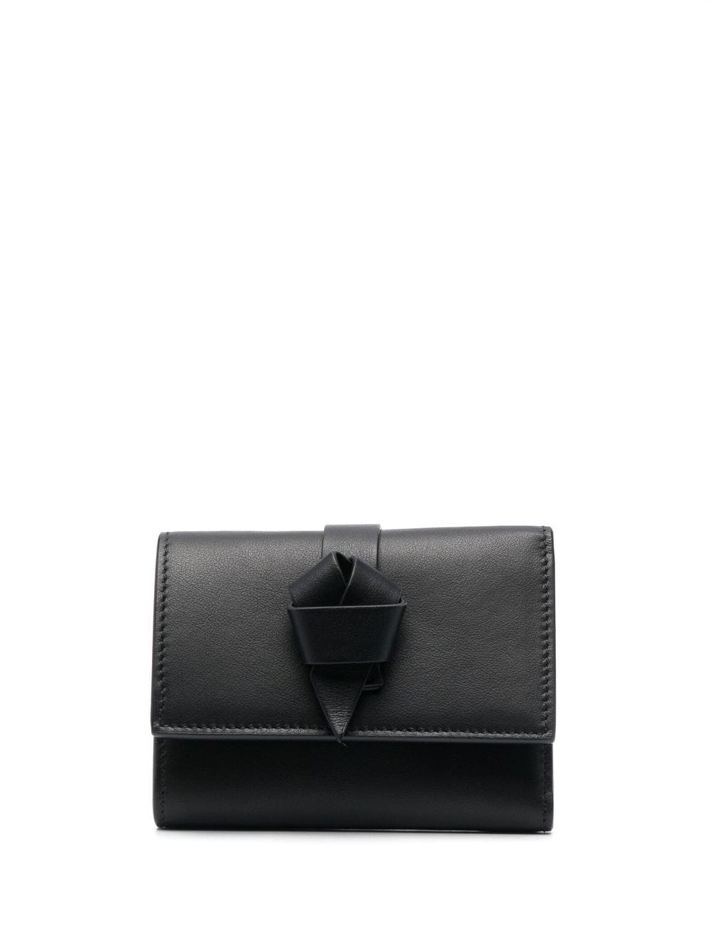 Acne Studios Portemonnaie mit Knoten - Schwarz von Acne Studios