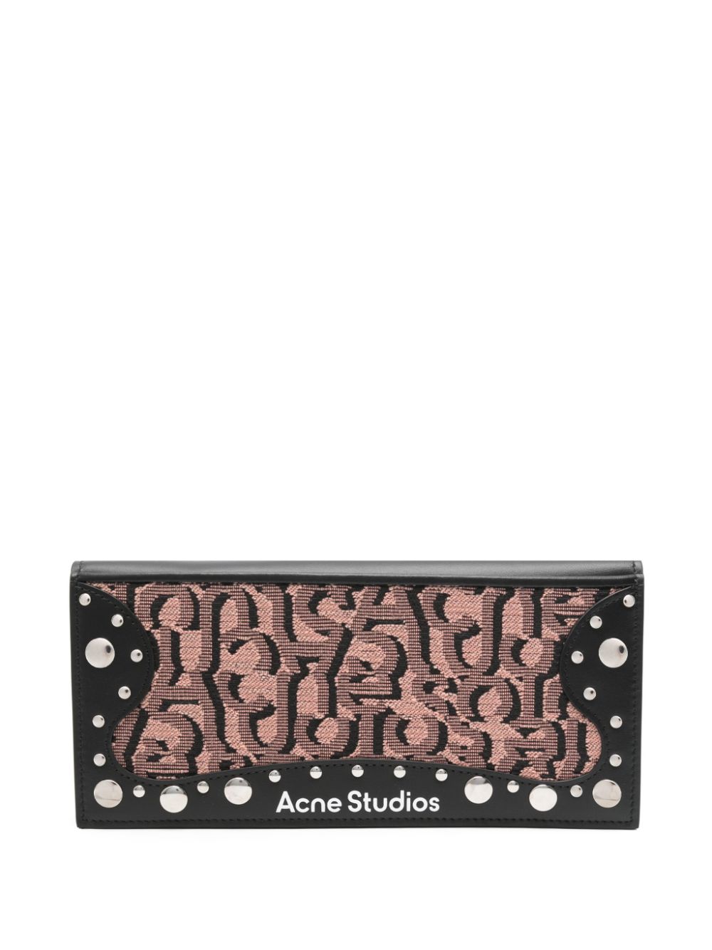 Acne Studios Portemonnaie mit Logo-Jacquard - Rosa von Acne Studios