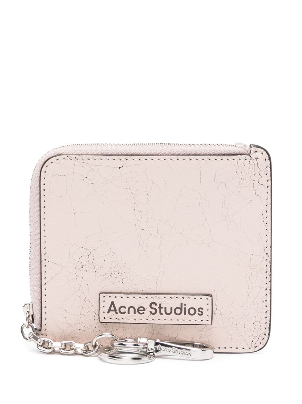 Acne Studios Portemonnaie mit Logo-Patch - Rosa von Acne Studios