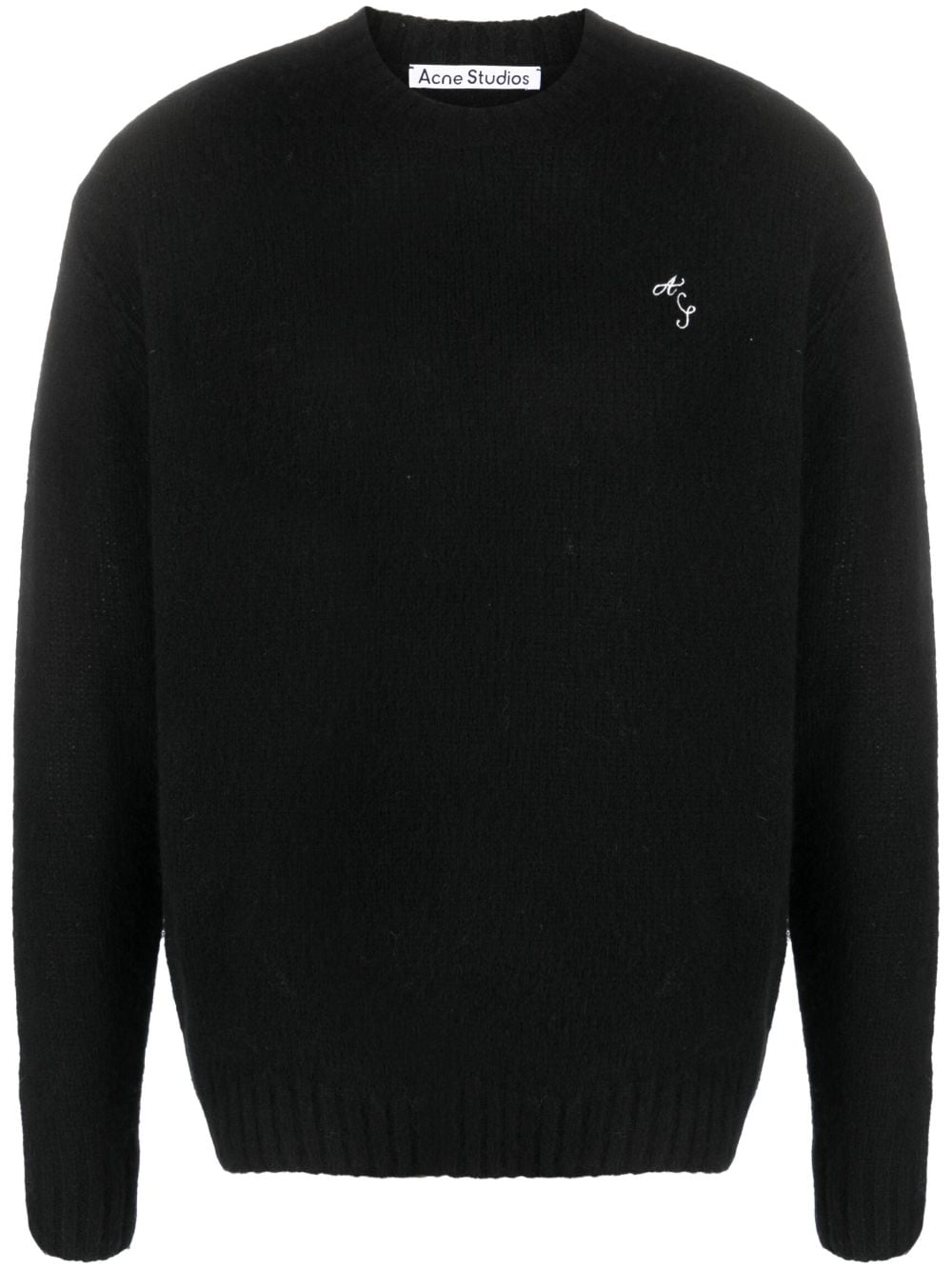 Acne Studios Pullover mit Logo-Stickerei - Schwarz von Acne Studios