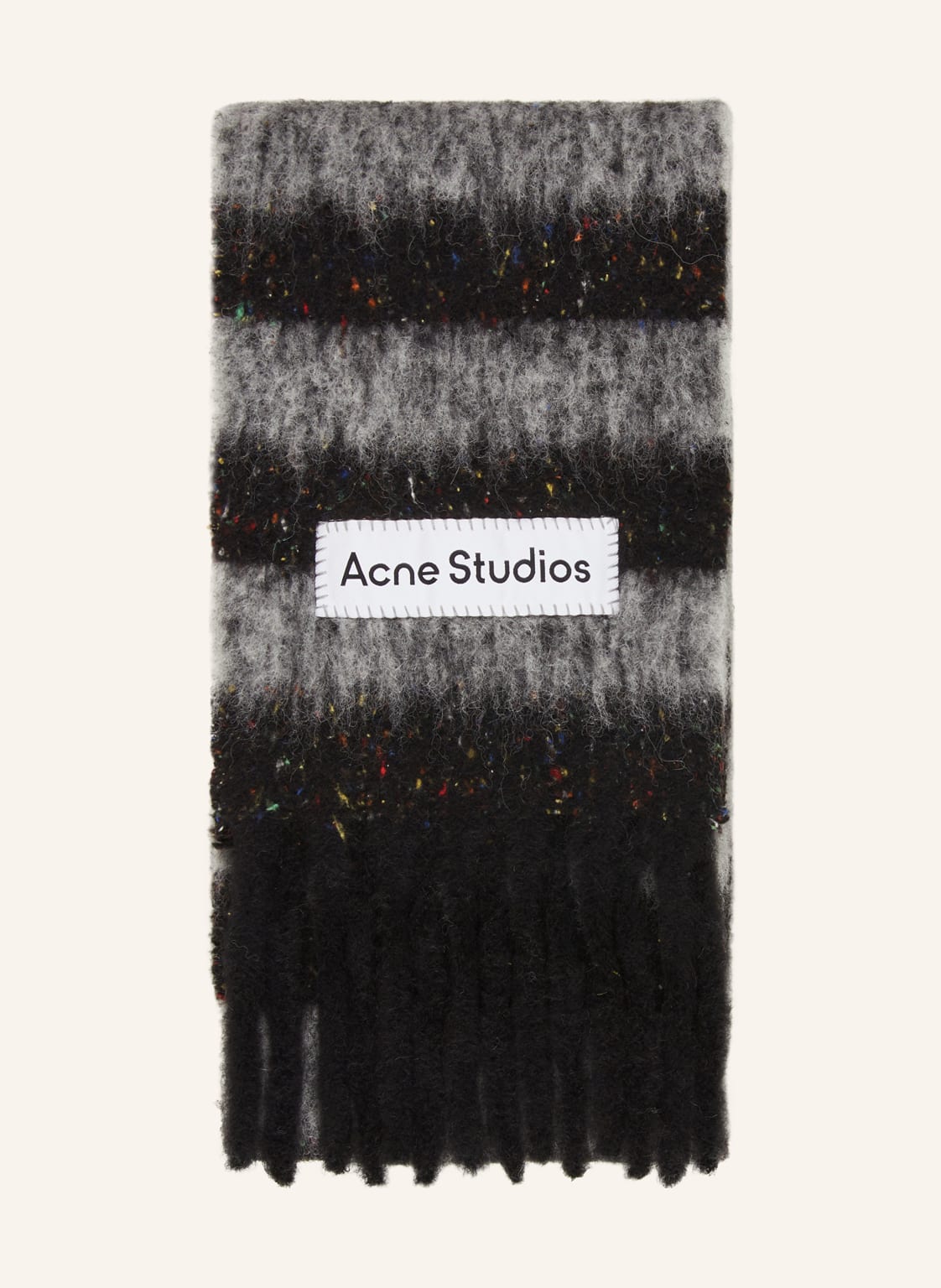 Acne Studios Schal Mit Alpaka schwarz von Acne Studios