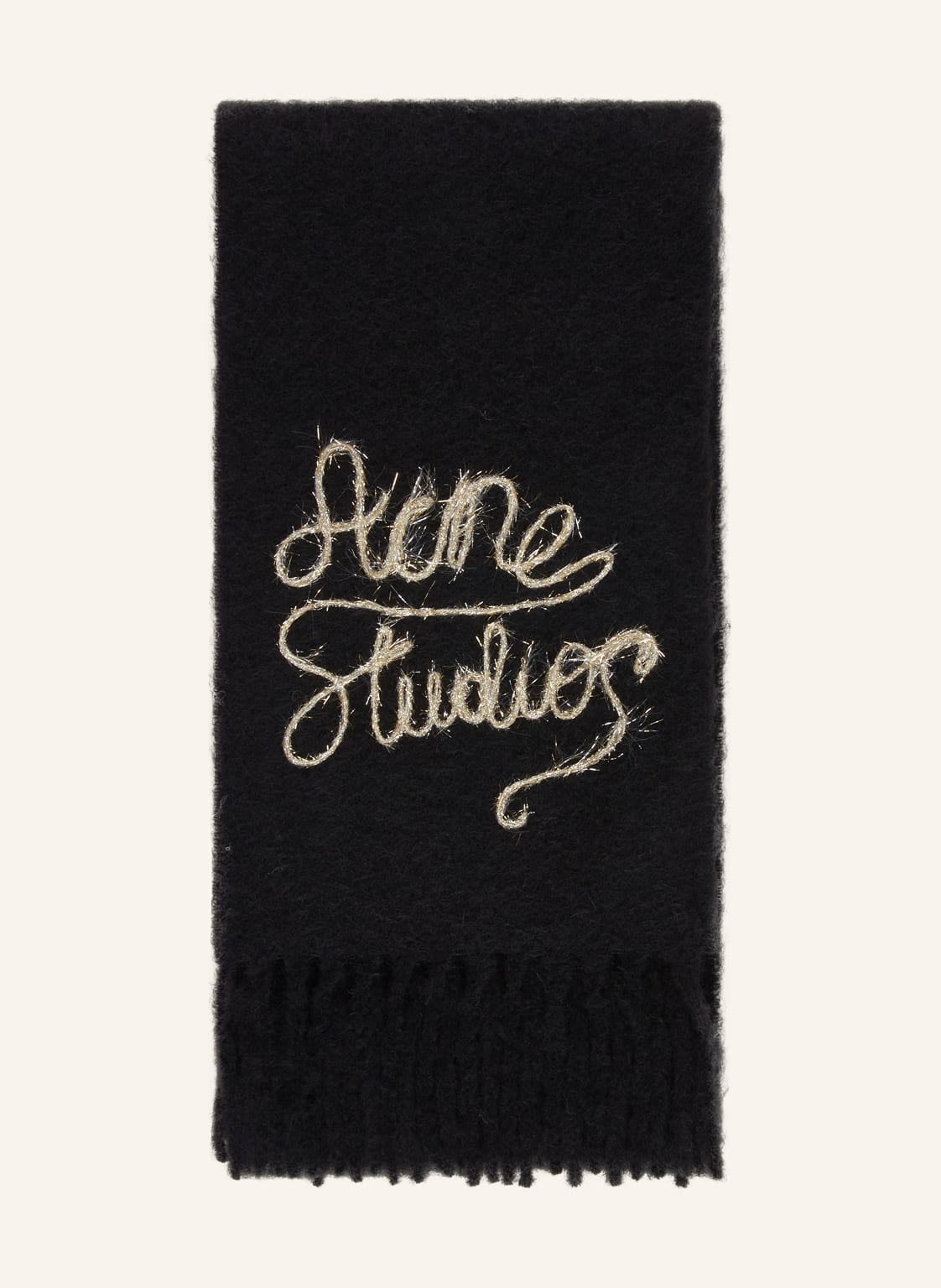 Acne Studios Schal Mit Alpaka schwarz von Acne Studios