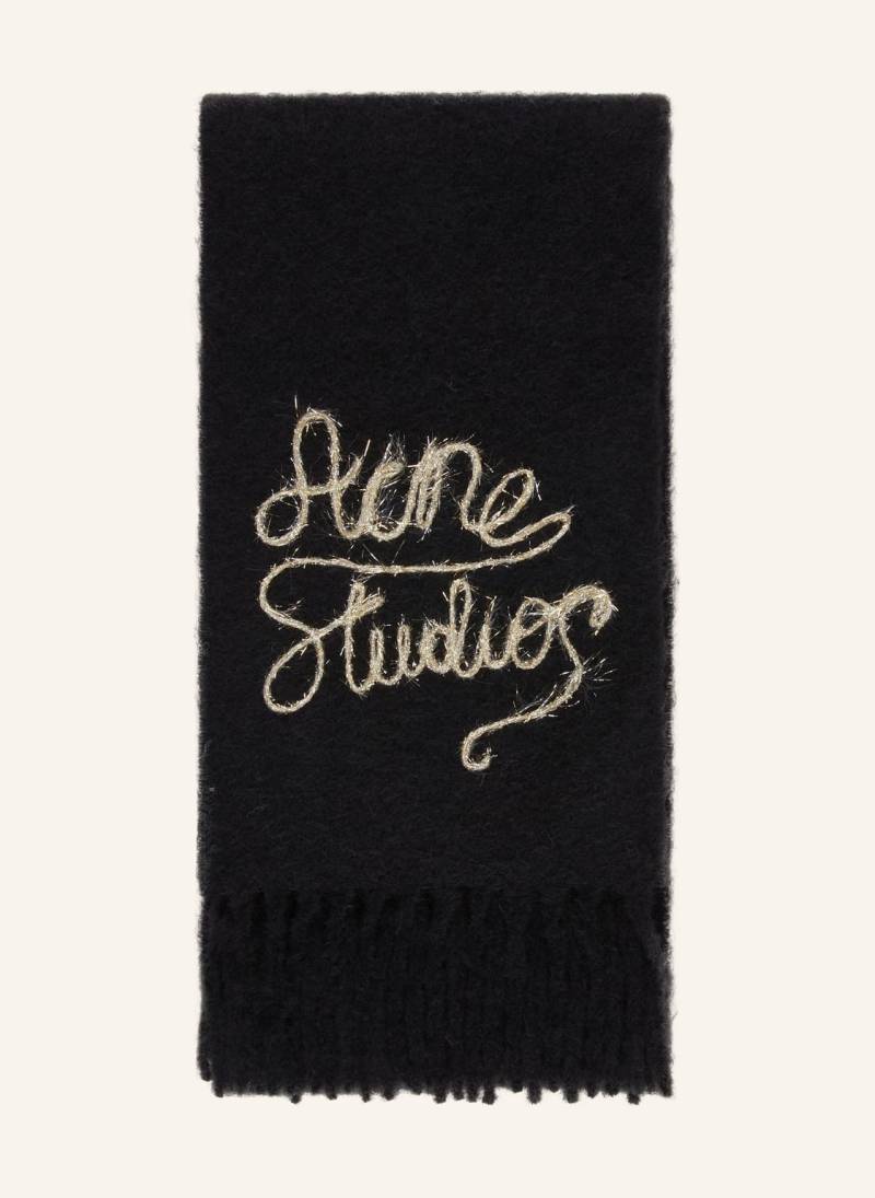 Acne Studios Schal Mit Alpaka schwarz von Acne Studios