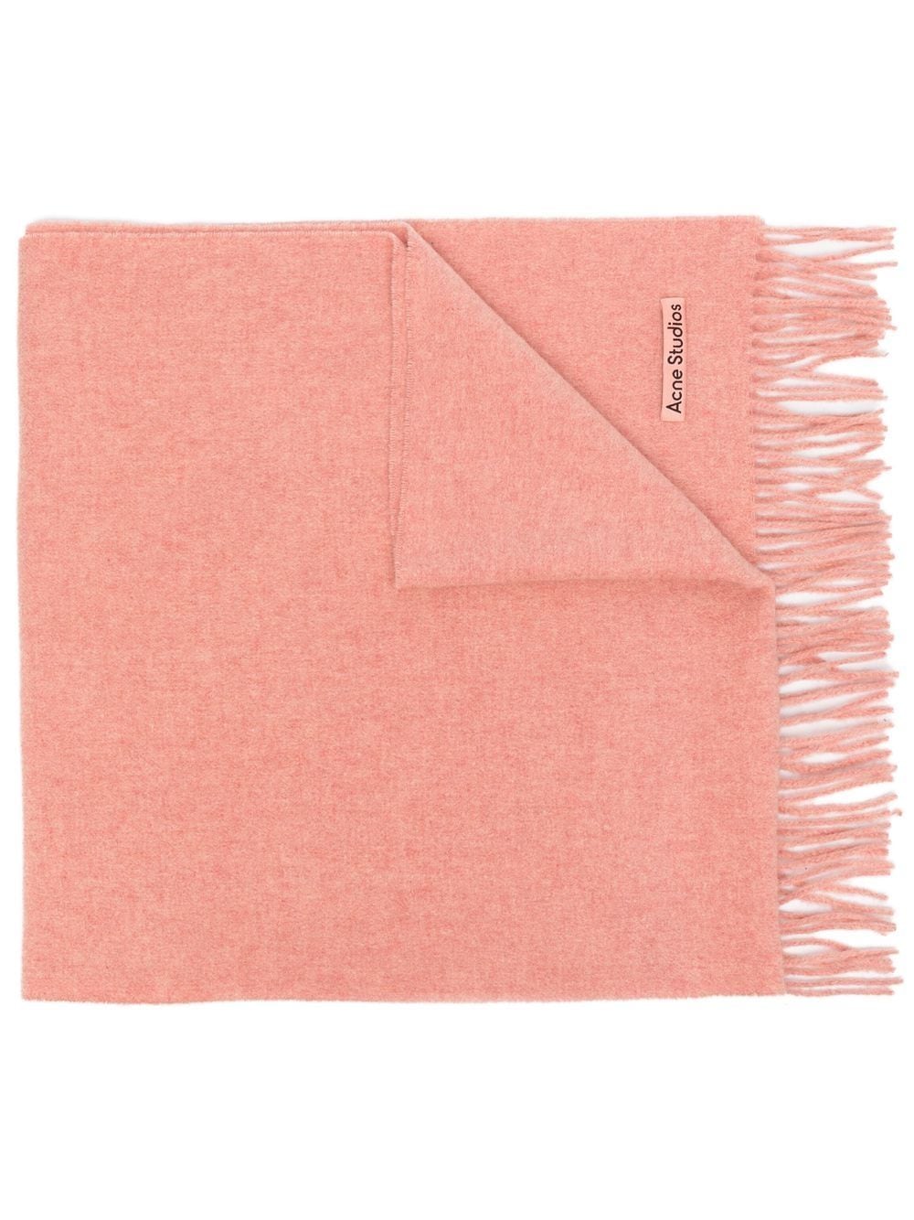 Acne Studios Schal mit Fransen - Rosa von Acne Studios