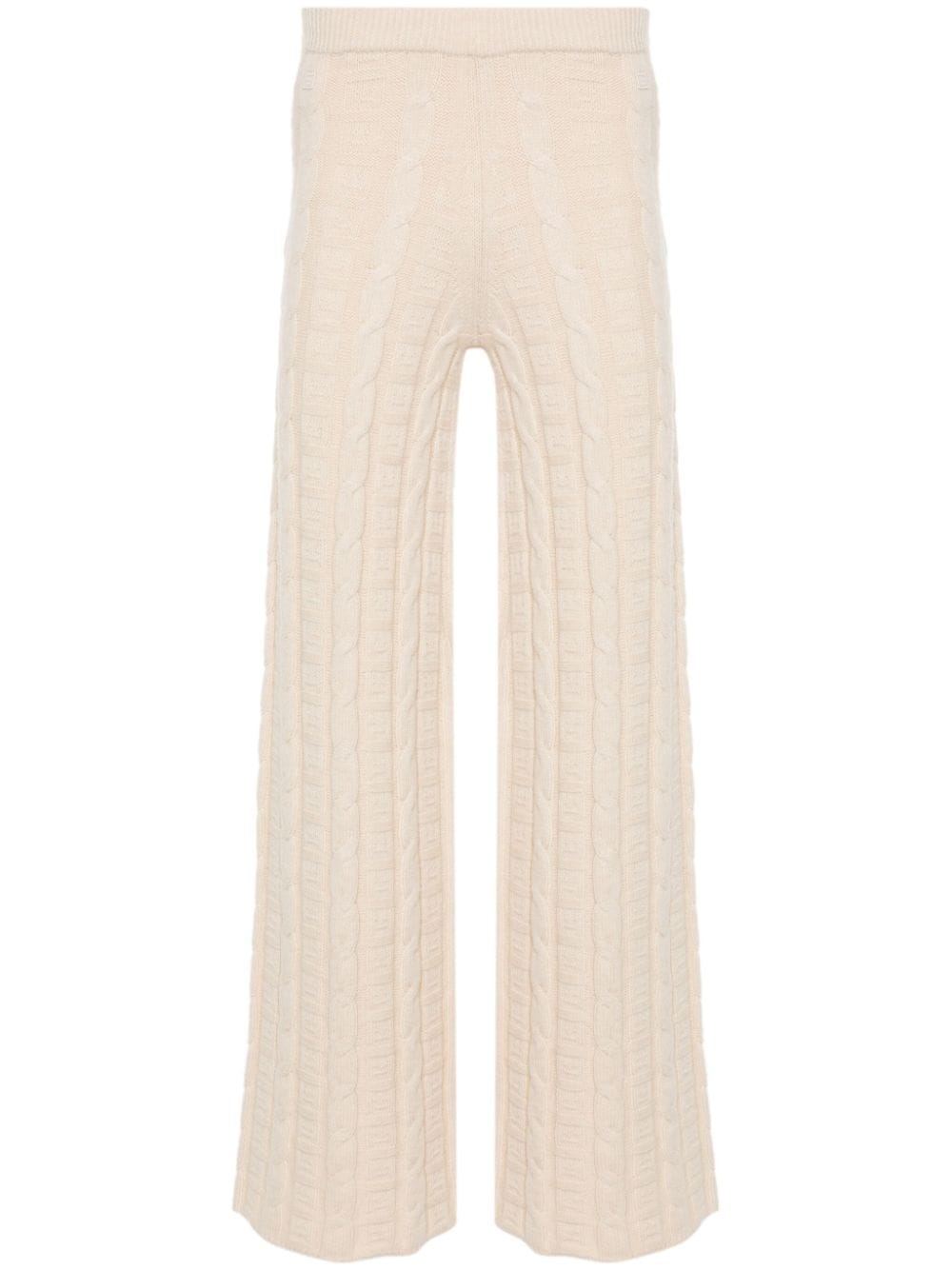 Acne Studios Schlaghose mit Zopfmuster - Nude von Acne Studios