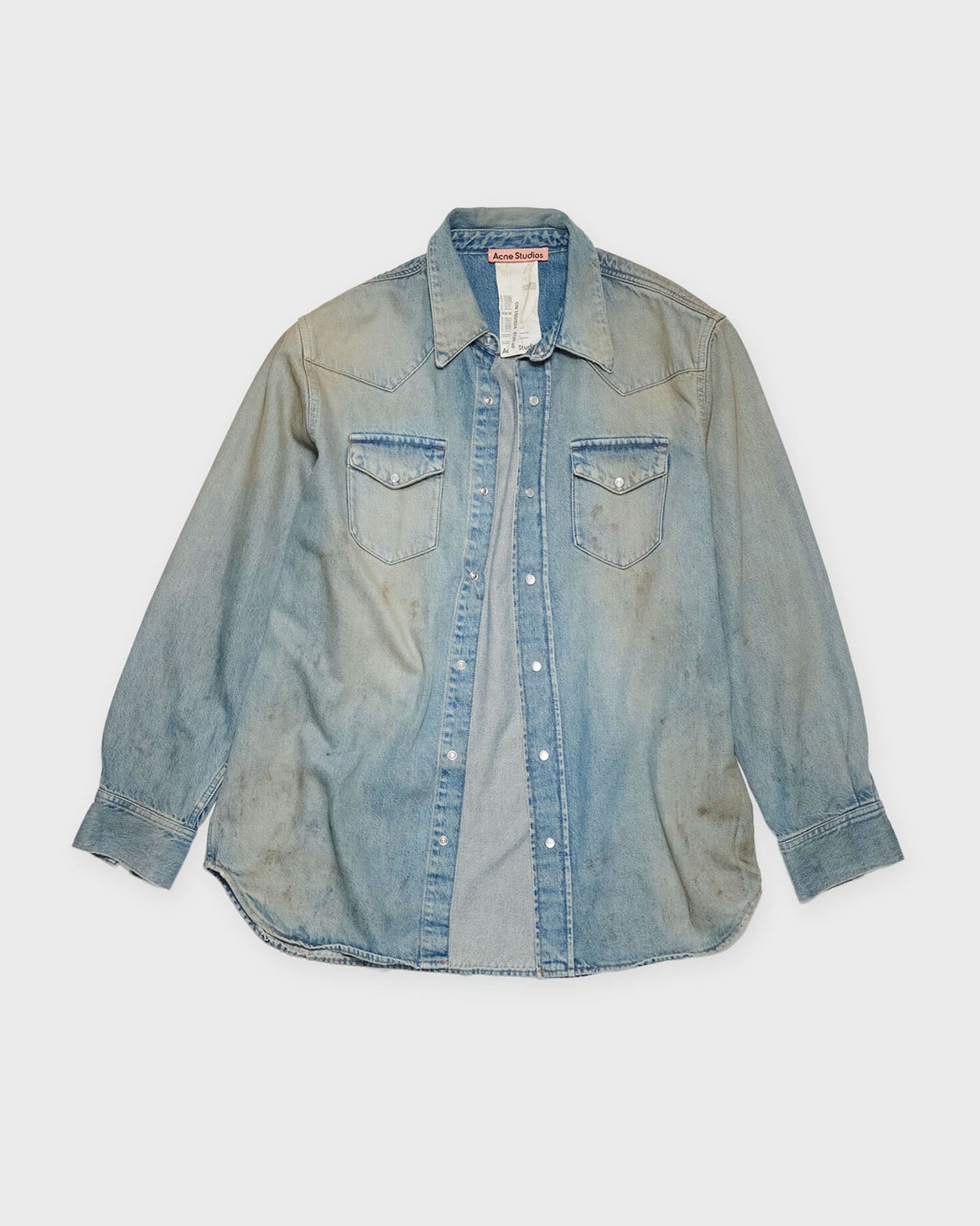 Acne Studios Shirt Denim Relaxed Fit Light blue von Acne Studios