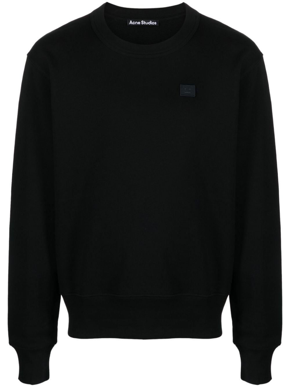 Acne Studios Sweatshirt mit Logo-Applikation - Schwarz von Acne Studios